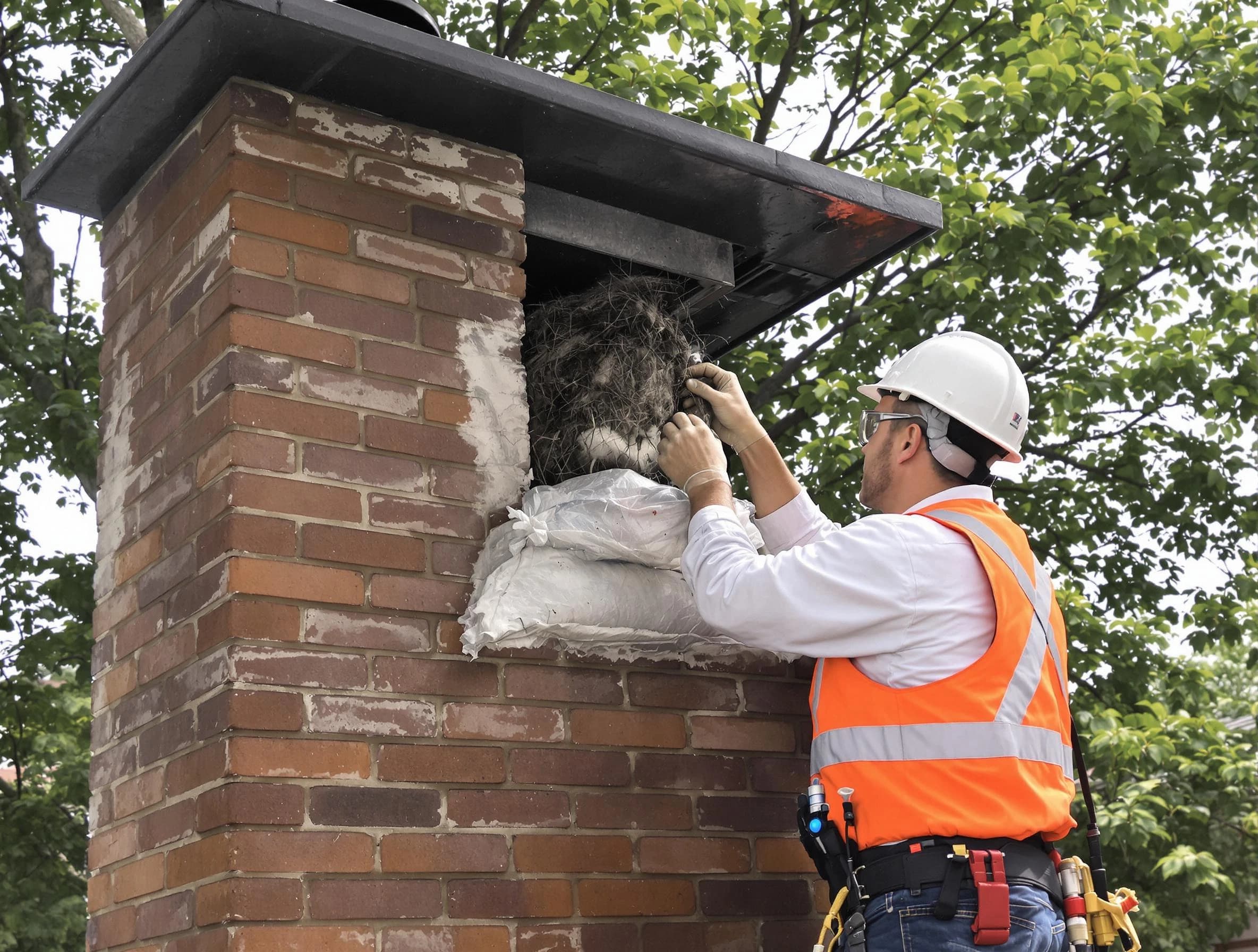 Humane removal of debris and animals by Powder Springs Chimney Sweep in Powder Springs, GA