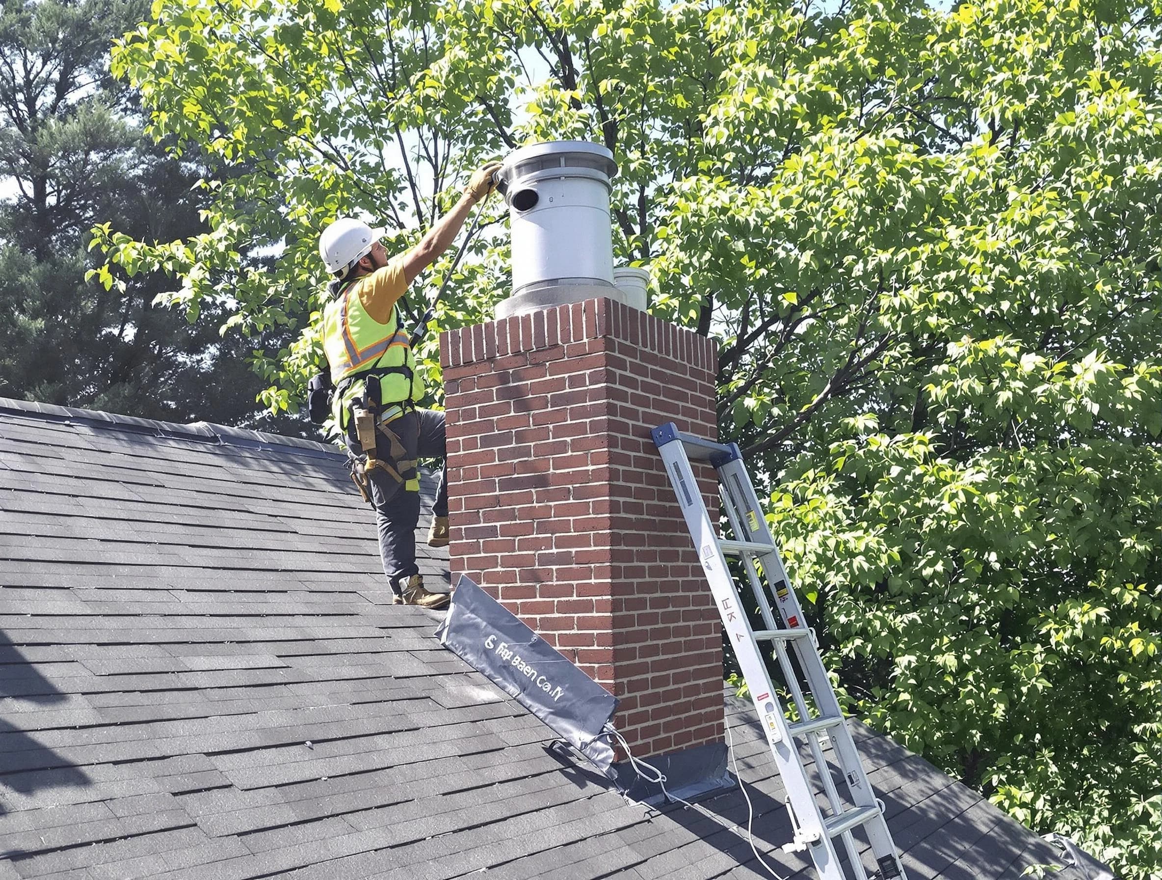 Chimney liner inspection by Powder Springs Chimney Sweep in Powder Springs, GA