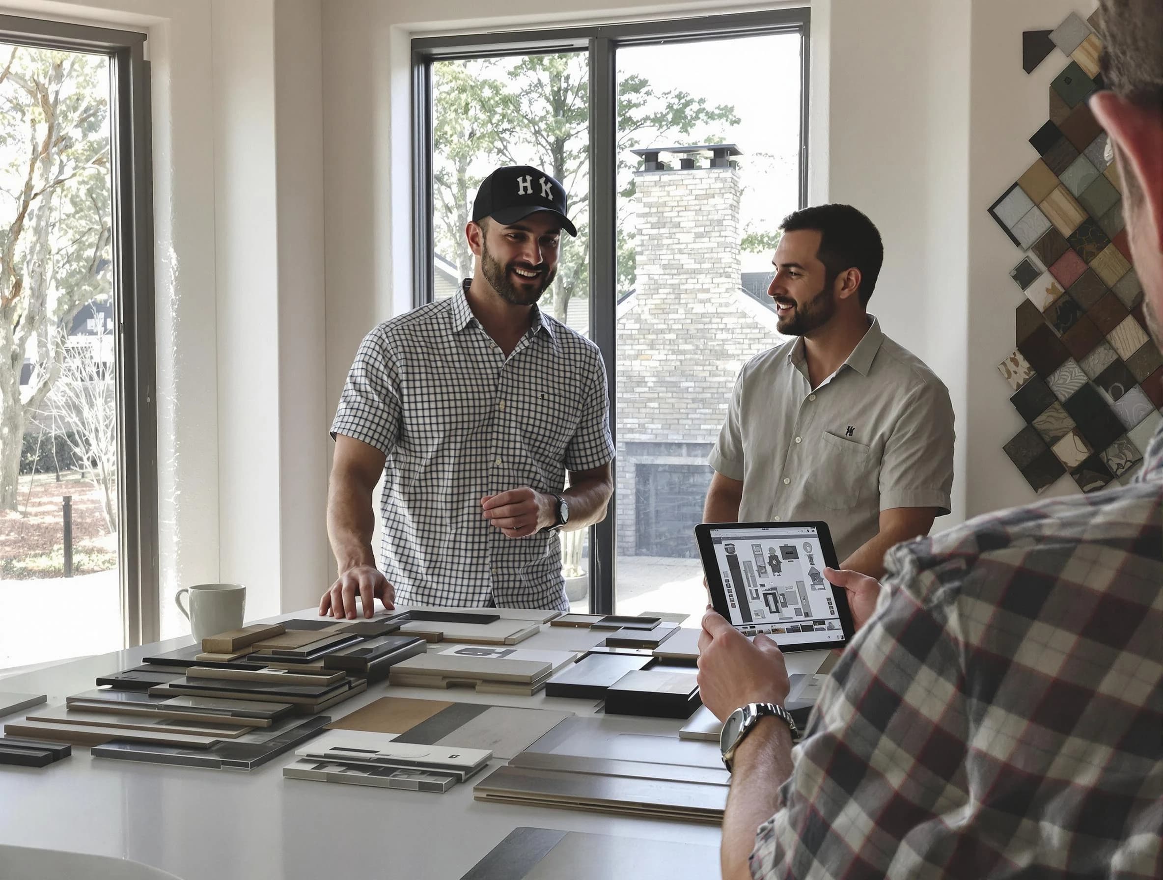 Powder Springs Chimney Sweep remodeling a chimney and fireplace in Powder Springs, GA