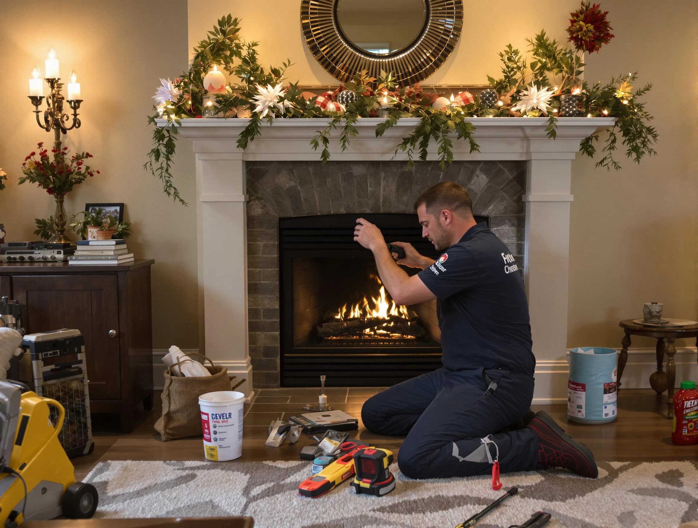 Powder Springs Chimney Sweep offering fireplace maintenance services in Powder Springs, GA