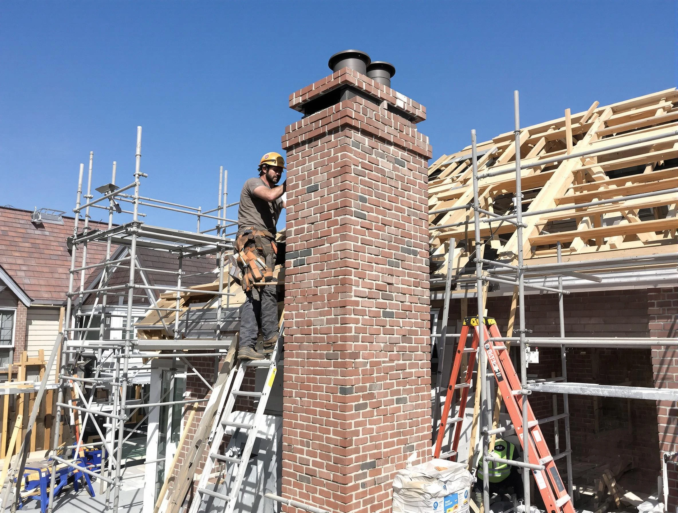 New chimney installation completed by Powder Springs Chimney Sweep in Powder Springs, GA